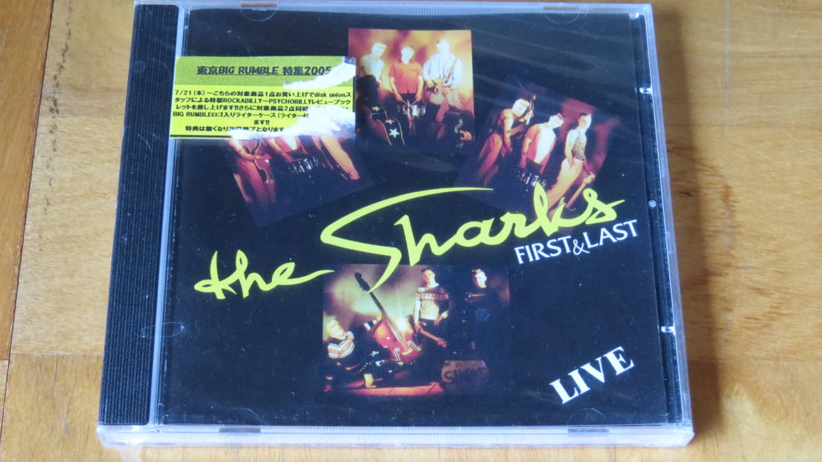 ザ・シャークス the Sharks/FIRST & LAST LIVE 輸入盤 未開封新品　サイコビリー_画像1