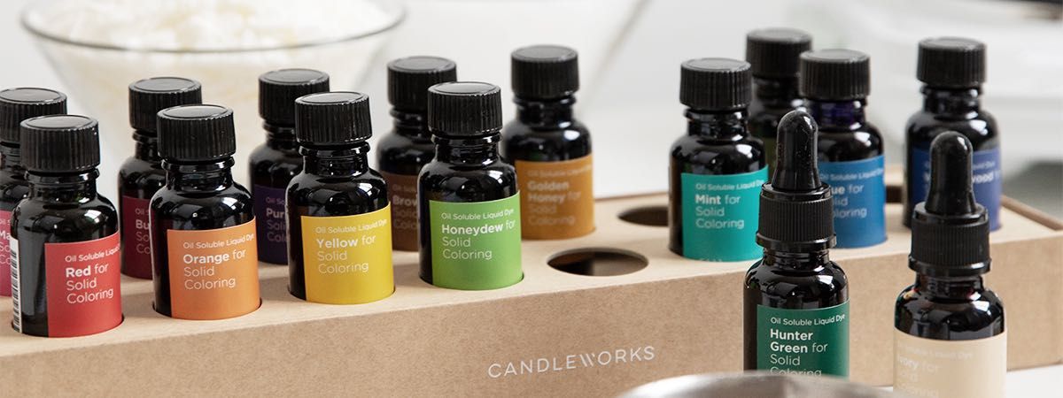 candle works キャンドルワークス 液体 染料 箱付き 16色セット