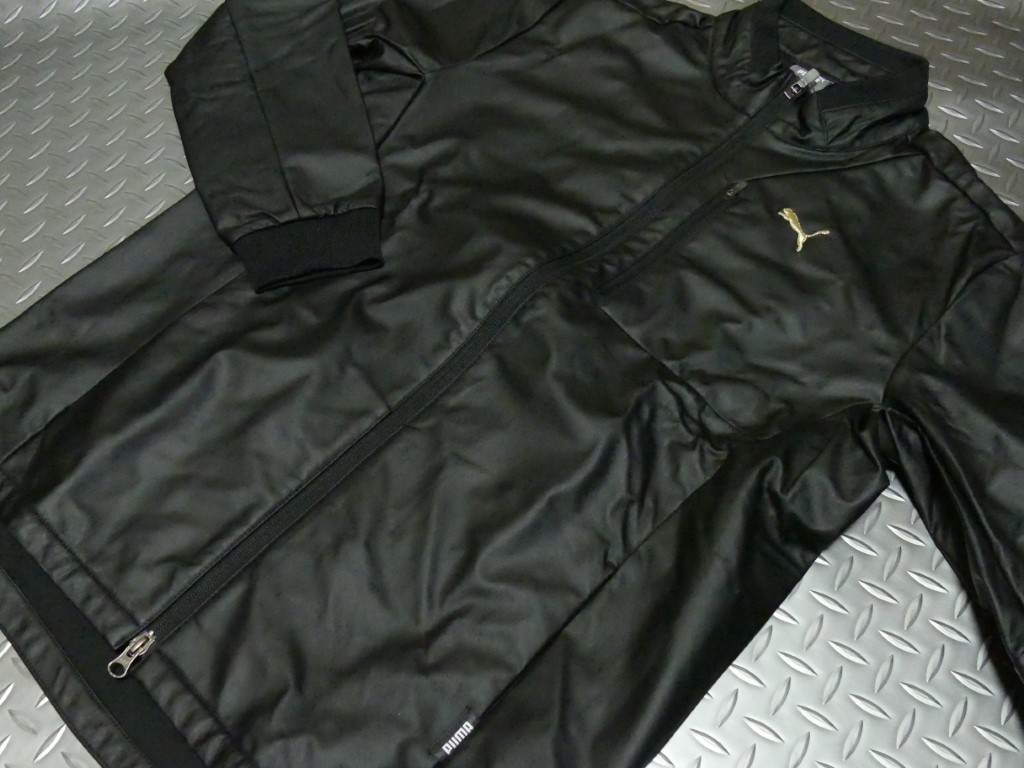 TPM1* autumn winter *PUMA GOLF* Puma Golf * window laminate full Zip blouson *L/BK