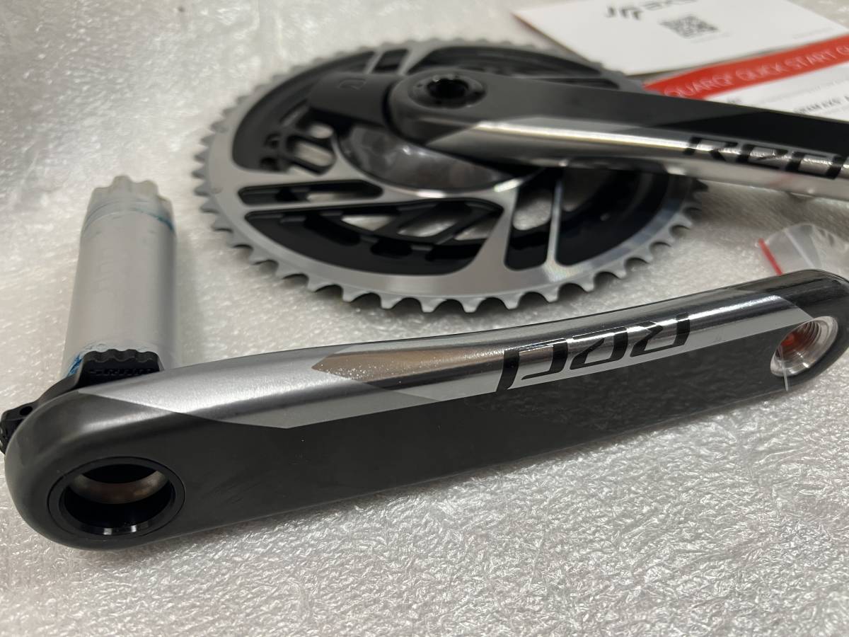 新品 SRAM RED AXS 12速 DUB 50/37 170mm パワーメーター付チェーンリング&カーボンクランクセッ _画像2