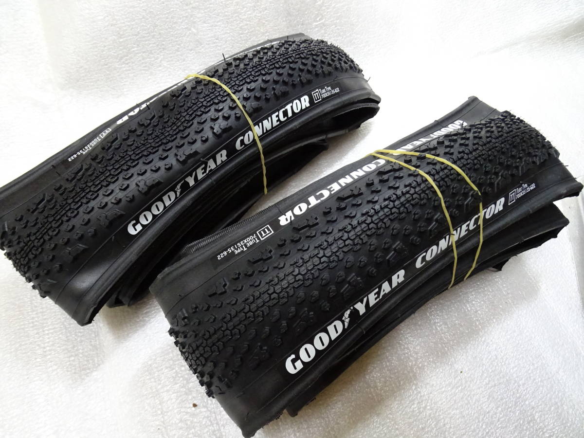 新品 GOODYEAR CONNECTOR 700x35c クリンチャー ２本セット