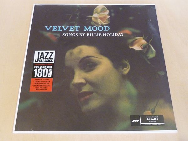 未開封 ビリー・ホリデイ Velvet Mood限定リマスター180g重量盤LPボーナス1曲追加Billie Holiday Benny Carter Jimmy Rowles Harry Edisonの画像1