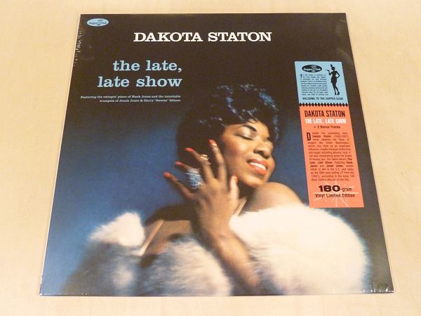 未開封750枚限定 ダコタ・ステイトン The Late Late Show ナンバリング入り180g重量盤LPボーナス2曲追加 Dakota Staton Hank Jones Jonah