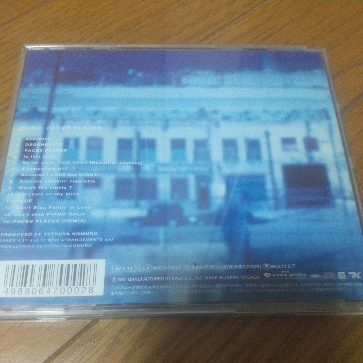 globe CD faces place 小室哲哉 ケースヒビ_画像2