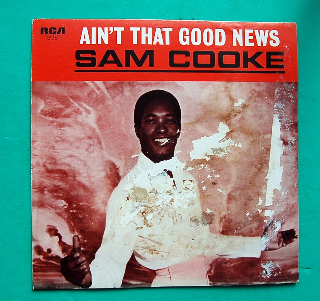 ２LP　SAM COOKE 　サム・クック　ライブ盤： The Harlem Square 1963　　Ain't That Good News　　ジャケ水濡れ・盤面良好_画像7