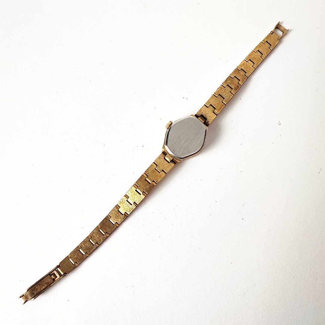  рабочий товар CARAVELLEkya этикетка Vintage античный женские наручные часы механический завод тип работа товар j215