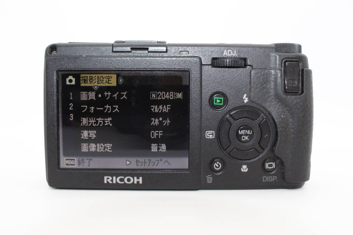 ★良品★リコー RICOH DIGITAL コンパクトデジタルカメラ★　L3377＃9801_画像5