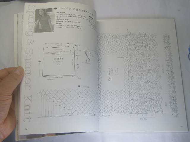 さわやかな着こなし春夏ニット 中古良品 書込み等無 経年黄ばみ少有 雄鶏社2006年刷 定価980円 96頁 編物シリ-ズ3冊程迄送188の画像6