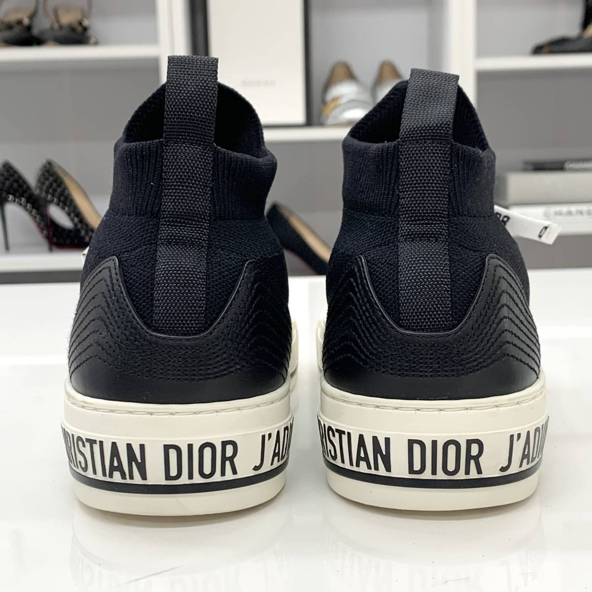 7469 クリスチャンディオール WALK'N'DIOR ニット レザー 7469 クリスチャンディオール WALK'N'DIOR ニット レザー