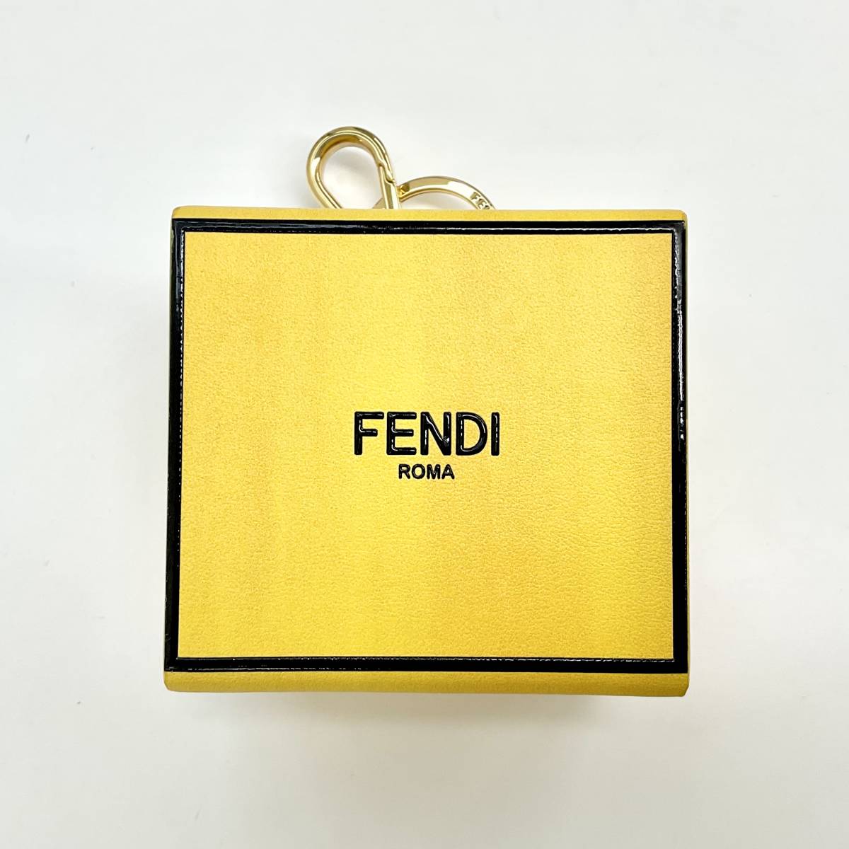 7600 unused Fendi ro Goki - charm case box charm yellow gold 