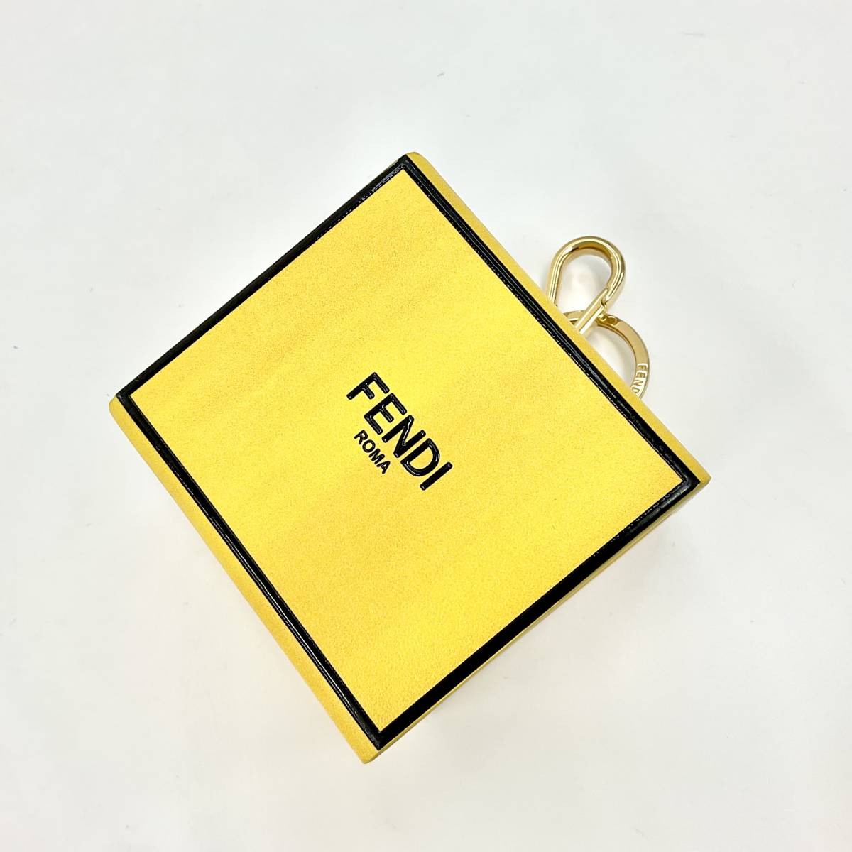 7600 unused Fendi ro Goki - charm case box charm yellow gold 