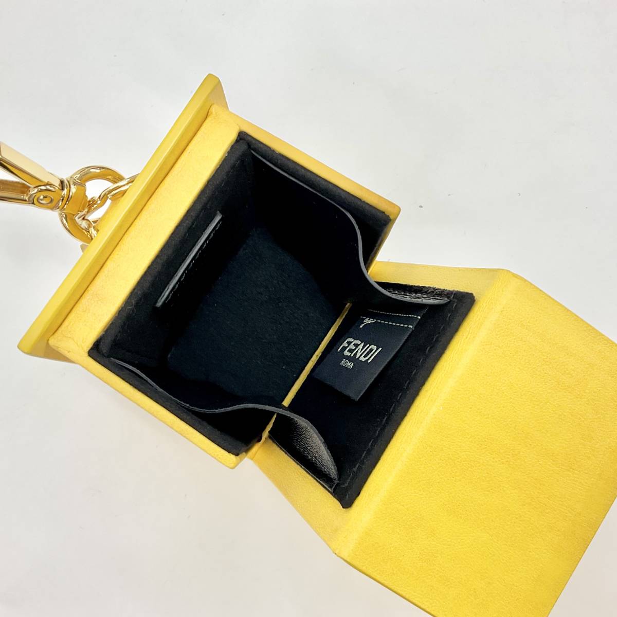 7600 unused Fendi ro Goki - charm case box charm yellow gold 