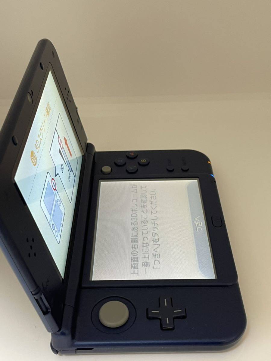 上画面ips液晶　Newニンテンドー3DS LL メタリックブルー 本体