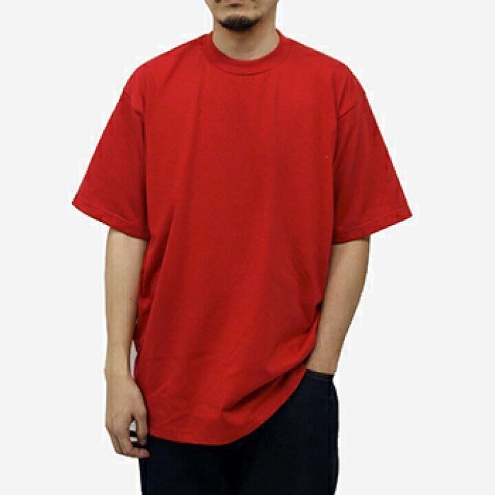 新品未使用 プロクラブ 6.5oz ヘビーウエイト 厚手 無地 半袖Tシャツ 赤 レッド RED Lサイズ proclub heavy weight_画像8