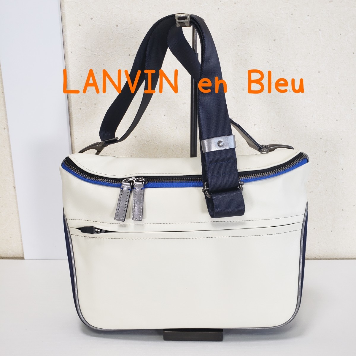 プレゼントを選ぼう! ランバンオンブルー Bleu en 綺麗◇LANVIN 本革