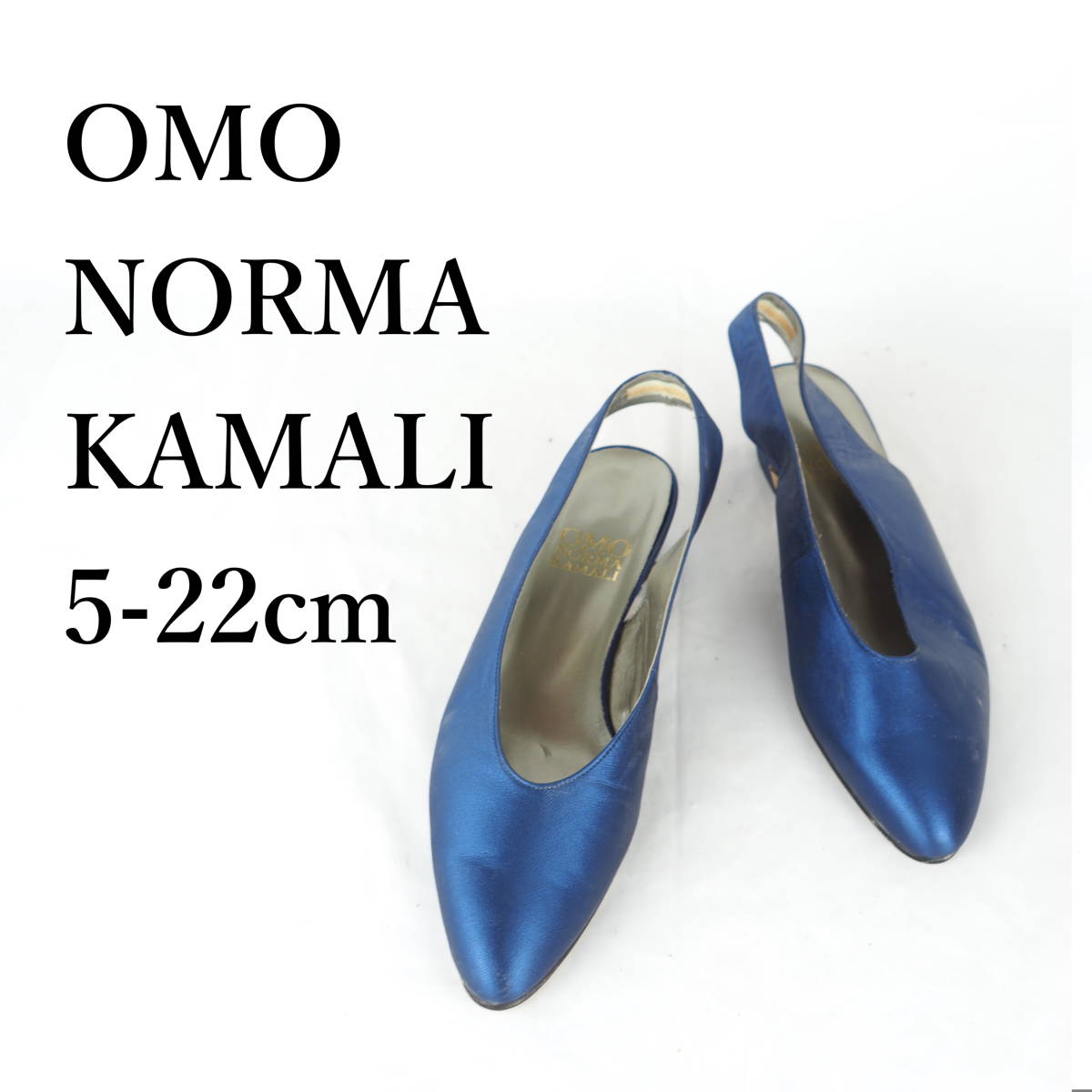 MK1243*OMO NORMA KAMALI*レディースパンプス*5-22cm*ブルー_画像1