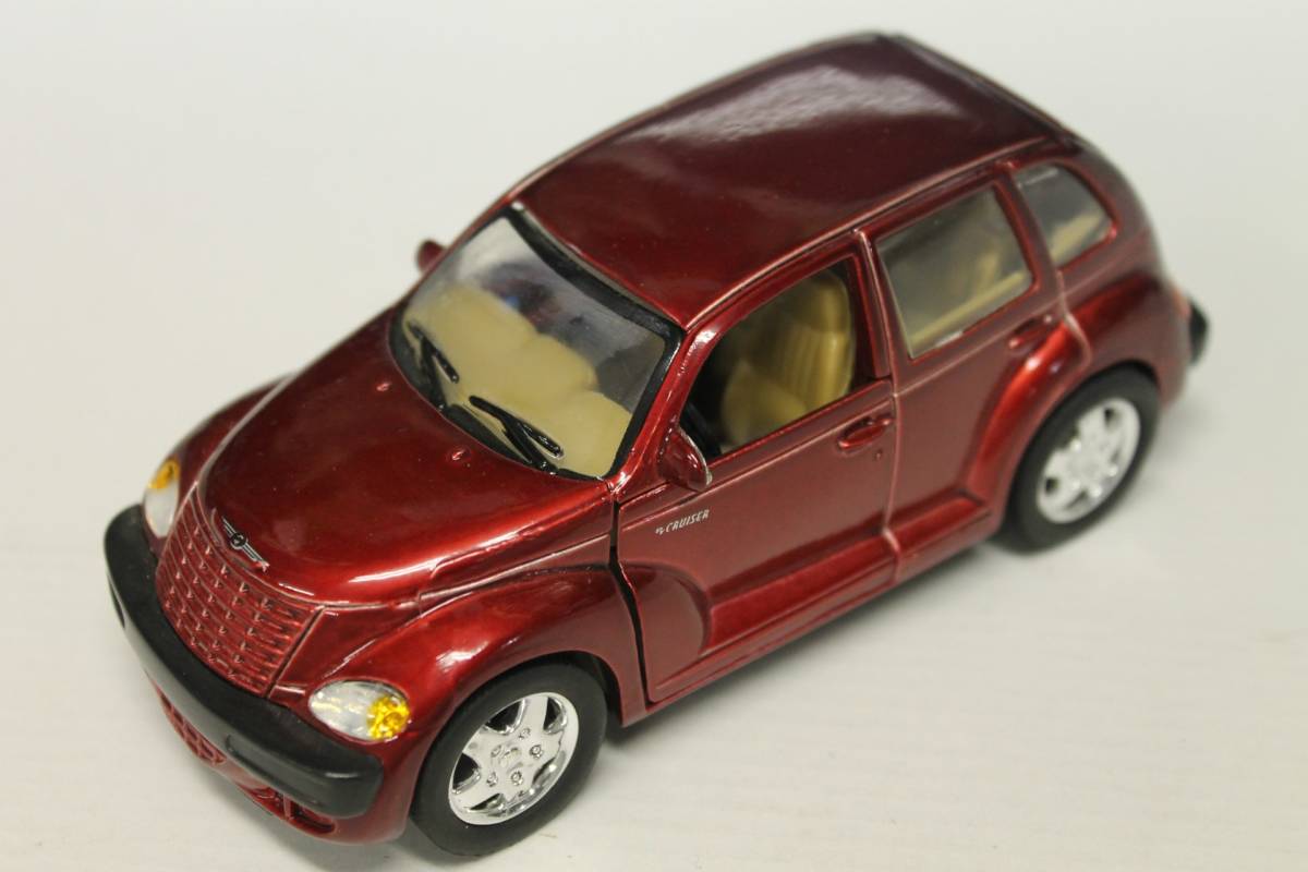 Saica PT CRUSER ミニカー プルバック 1:34 ダイキャスト PTクルーザー レッド 2001年 新品 ジャンク 1点限り_画像1