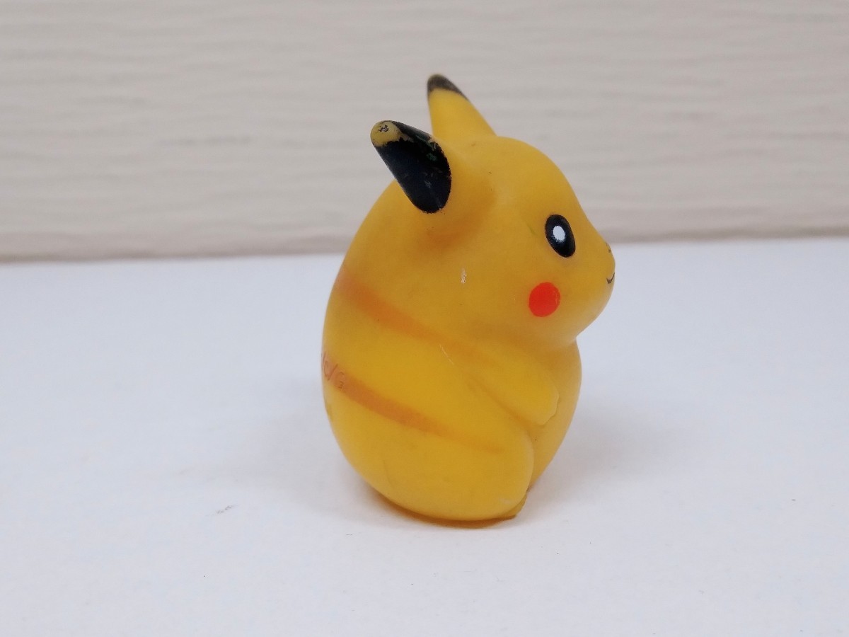 1996年製品　ポケットモンスター　ピカチュウ　指人形フィギュア　ポケモンドールマスコットぬいぐるみ初代初期_画像4