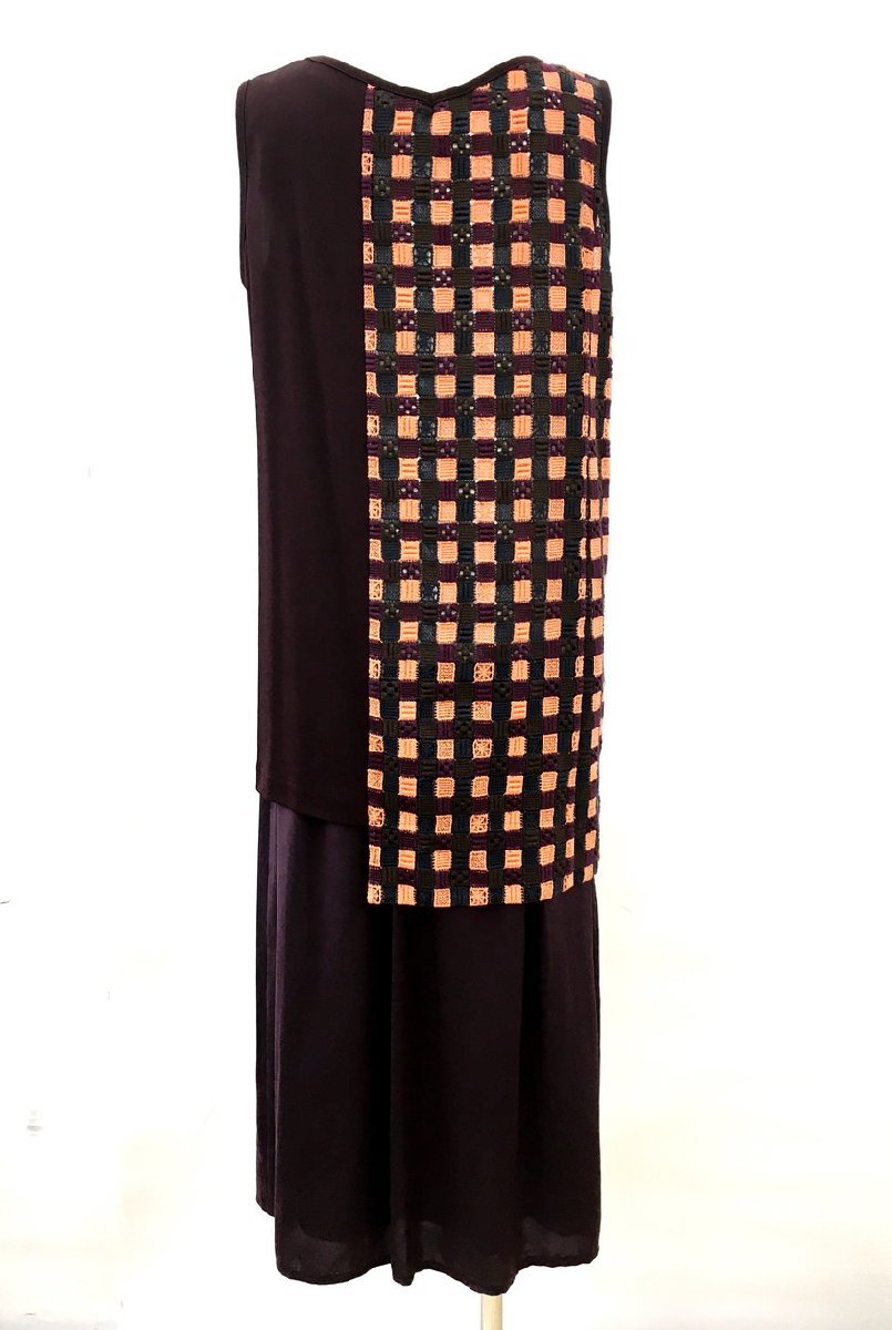 ...K.T  одним лотом  11  оранжевый × коричневый / камень  татами  узор   вышивание   ... 72-01ON01  отдельный   платье    сделано в Японии   неиспользуемый  2308WR106