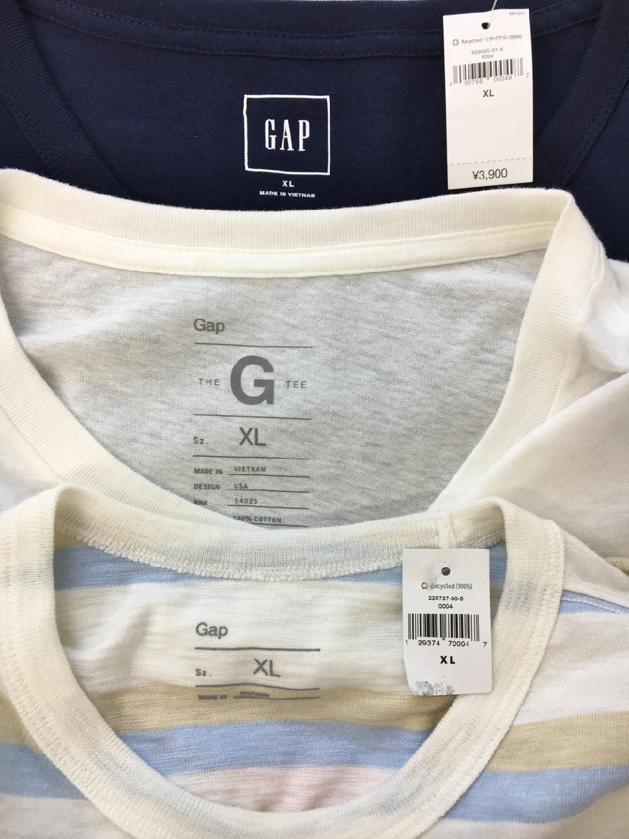 GAP Ｔシャツ XL ブラック ボーダー他 5点セット売り 2308WS019_画像3