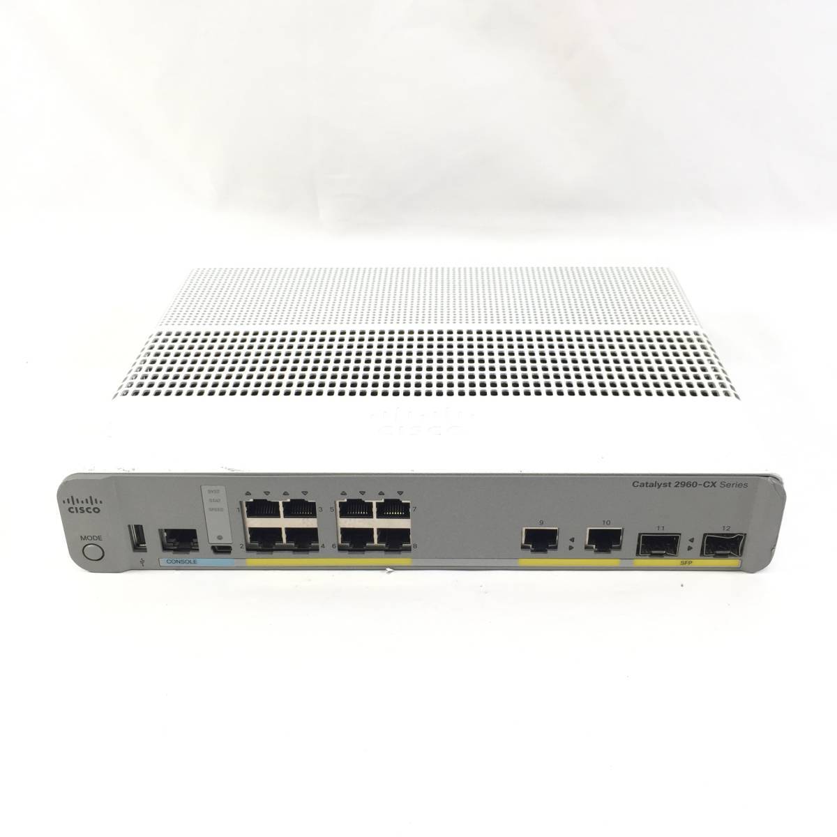 最高級 CISCO S5082462 WS-C2960CX-8TC-L 1点【通電ok、本体のみ】 AC