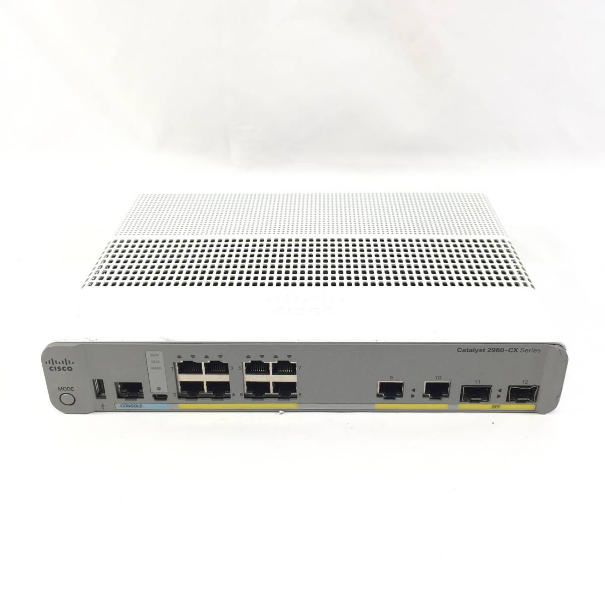 S5082462 CISCO WS-C2960CX-8TC-L V03 Switch AC付き 1点【通電ok、本体のみ】_見本