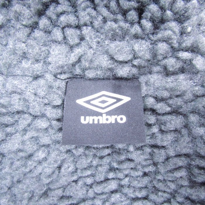  Umbro Descente bench coat long coat reverse side boa sportswear outer M corresponding men's blue UMBRO