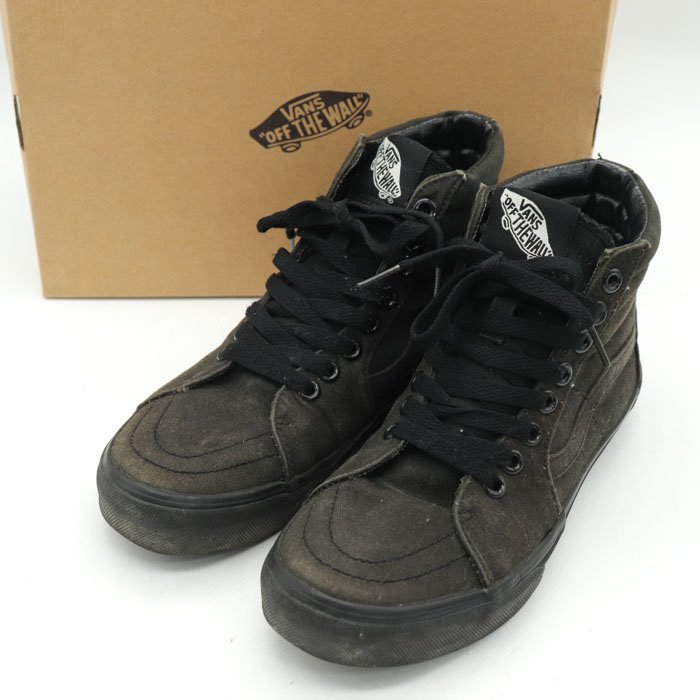 バンズ ハイカットスニーカー スケハイ SK8-HI CVS 471968-0004 シューズ 靴 メンズ レディース 24cmサイズ ブラック VANS_画像1