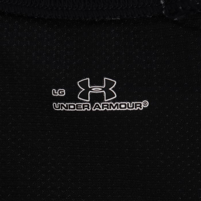 アンダーアーマー Tシャツ 半袖 ハイネック 裏メッシュ ストレッチ スポーツウエア メンズ LGサイズ ブラック UNDER ARMOUR_画像2