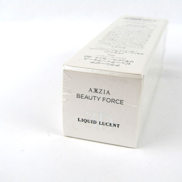 アクシージア ファンデーション ビューティーフォース リキッドルーセント3D 未使用 コスメ 化粧品 レディース 40gサイズ AXZIA_画像3
