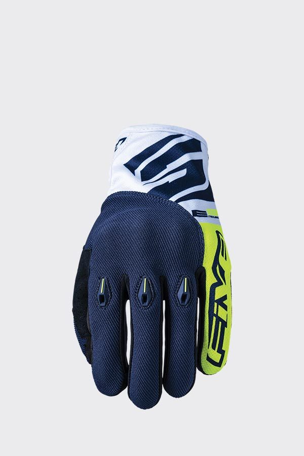 FIVE Advanced Gloves（ファイブ） E3 EVOグローブ/FLUO YELLOW BLUE_画像1