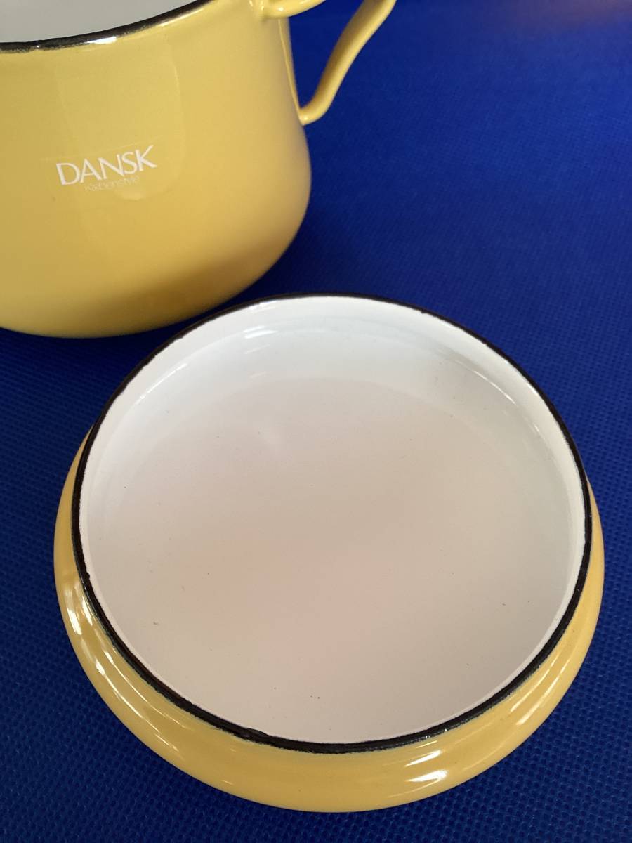 【未使用】新品　箱入り　【イエロー】DANSK　ダンスク　両手鍋　ミニココット_画像6