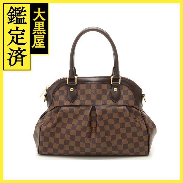 【残りわずか】 LOUIS VUITTON ルイヴィトン トレヴィPM ダミエ ショルダートート ブラウン N51997【472】MM 牛革 【残りわずか】 LOUIS VUITTON ルイヴィトン トレヴィPM ダミエ ショルダートート ブラウン N51997【472】MM 牛革