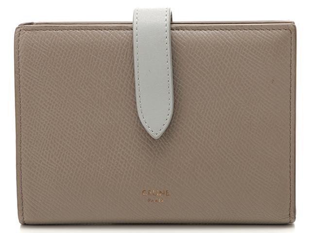 売上実績NO.1 CELINE セリーヌ ミディアムストラップウォレット ぺプル