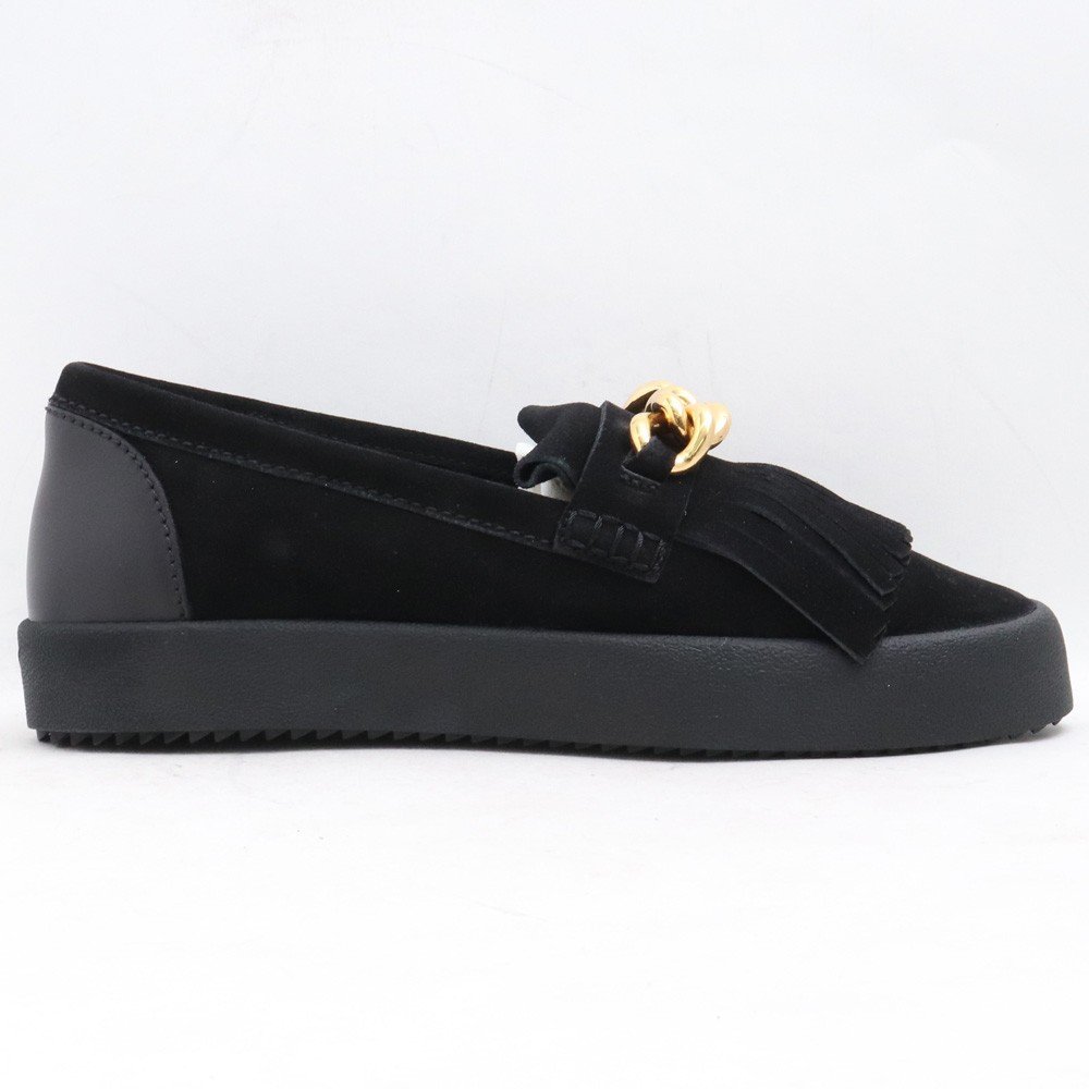  не использовался размер 44 GIUSEPPE ZANOTTI SNEAKER MAYLONDON CATENA черный RU5014VL Giuseppe Zanotti Loafer 