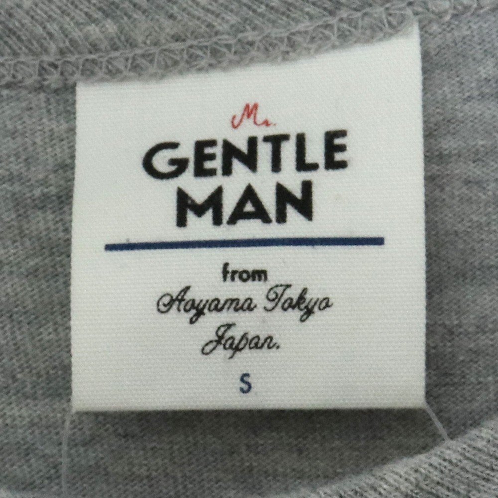 MR.GENTLEMAN ポケットTシャツ Sサイズ グレー ミスタージェントルマン ポケt 半袖カットソー_画像3