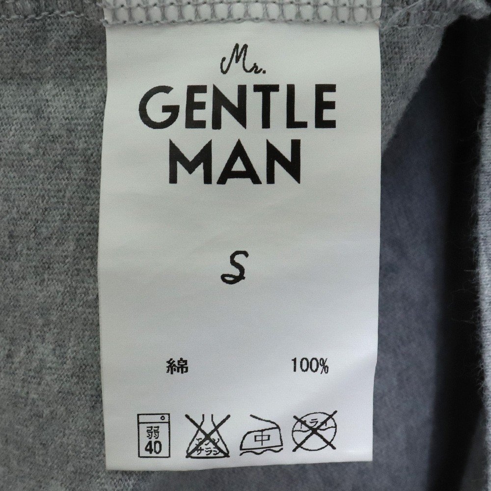 MR.GENTLEMAN ポケットTシャツ Sサイズ グレー ミスタージェントルマン ポケt 半袖カットソー_画像4