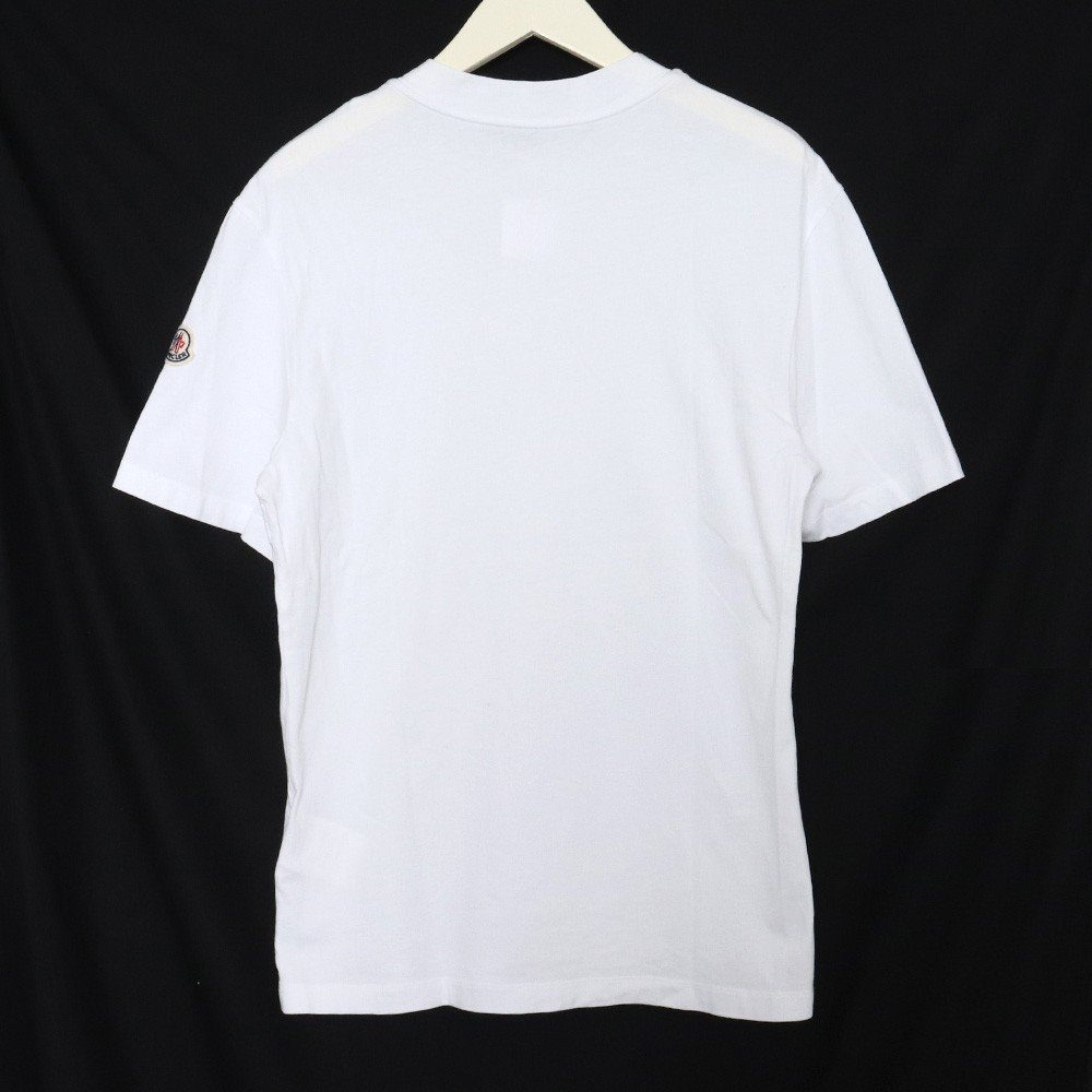 現金特価】 ホワイト Tシャツ T-SHIRT MAGLIA 21AW MONCLER Sサイズ