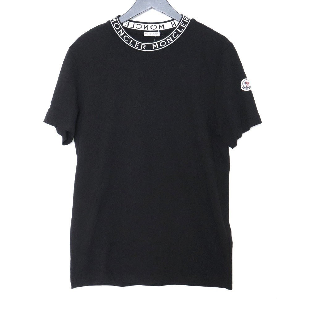 MONCLER 22SS ネックロゴ Tシャツ ブラック Mサイズ I10918C00012 モンクレール 半袖カットソー
