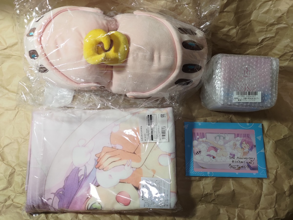 姫森ルーナ 活動3周年記念グッズセット 複製サイン入りポスト 姫森ルーナ 活動3周年記念グッズセット 複製サイン入りポスト