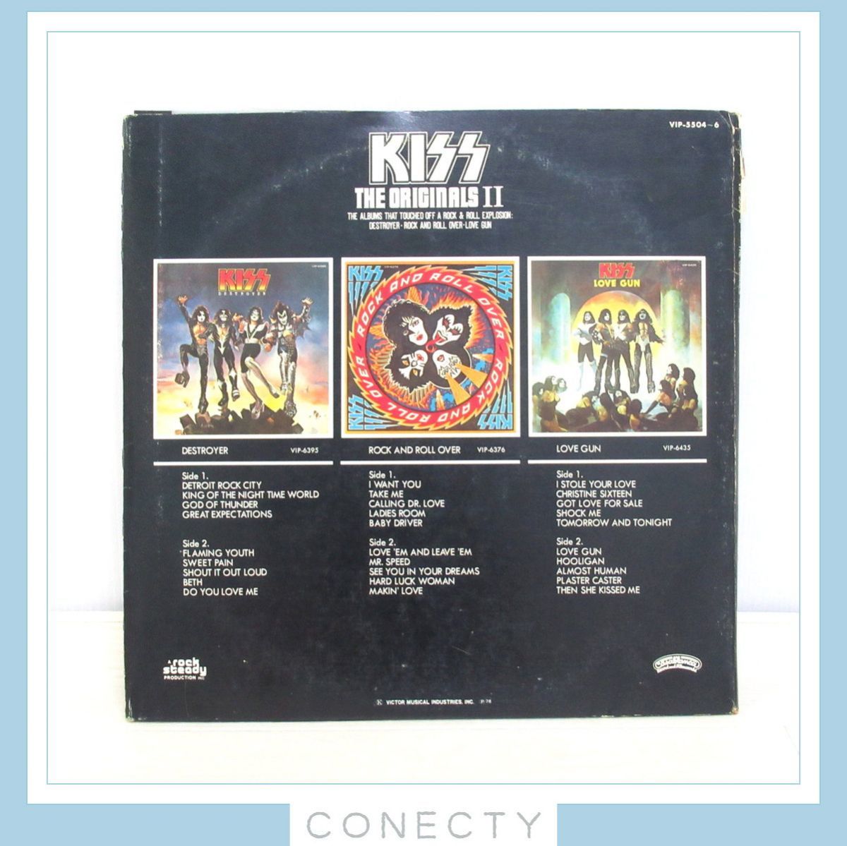 LP レコード】キッス(KISS)「続・地獄の全貌 / The Originals II（3枚 