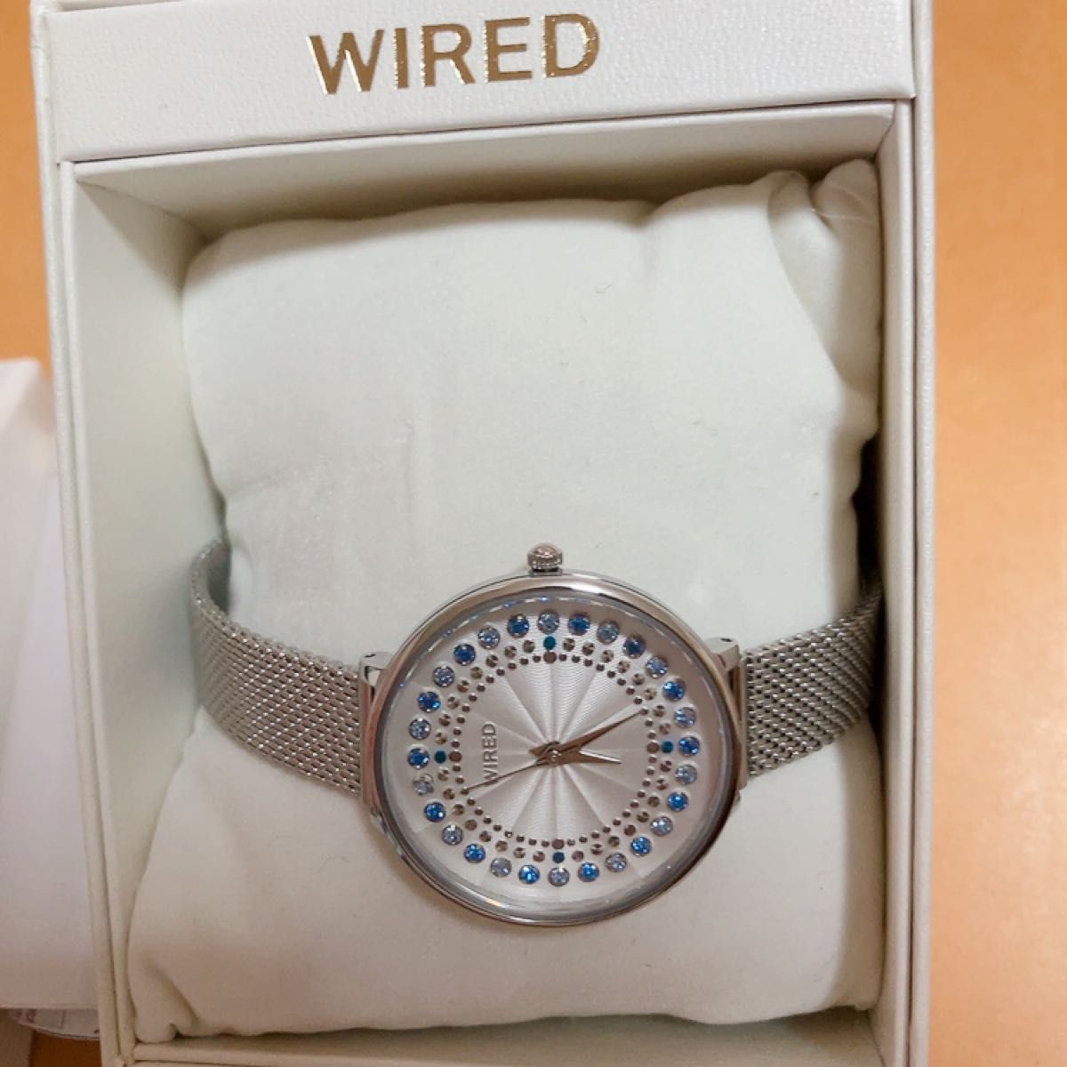 WIRED f ワイアードエフ TOKYO GIRL MIX トーキョーガールミックス 腕時計 メッシュベルト シルバー 