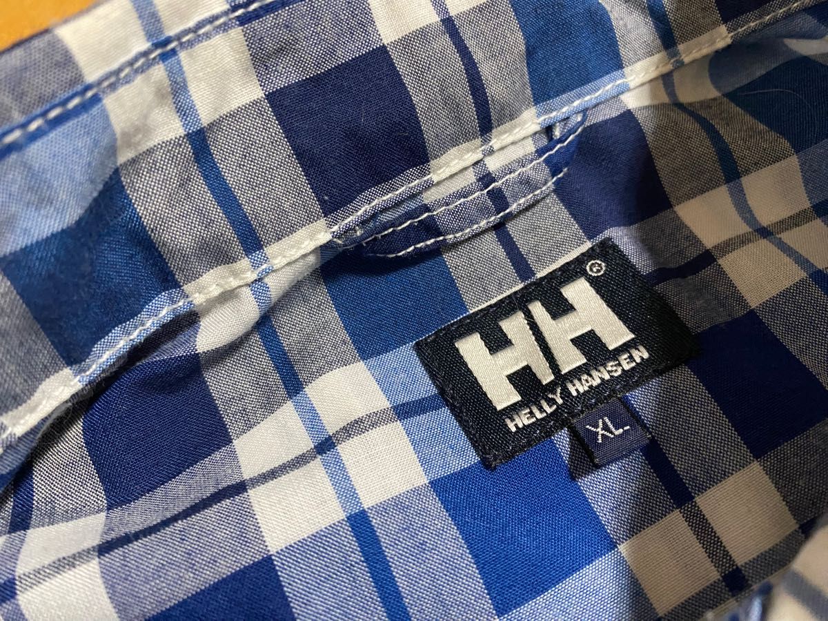 《ヘリーハンセン》HELLY HANSEN チェックシャツ　XLサイズ