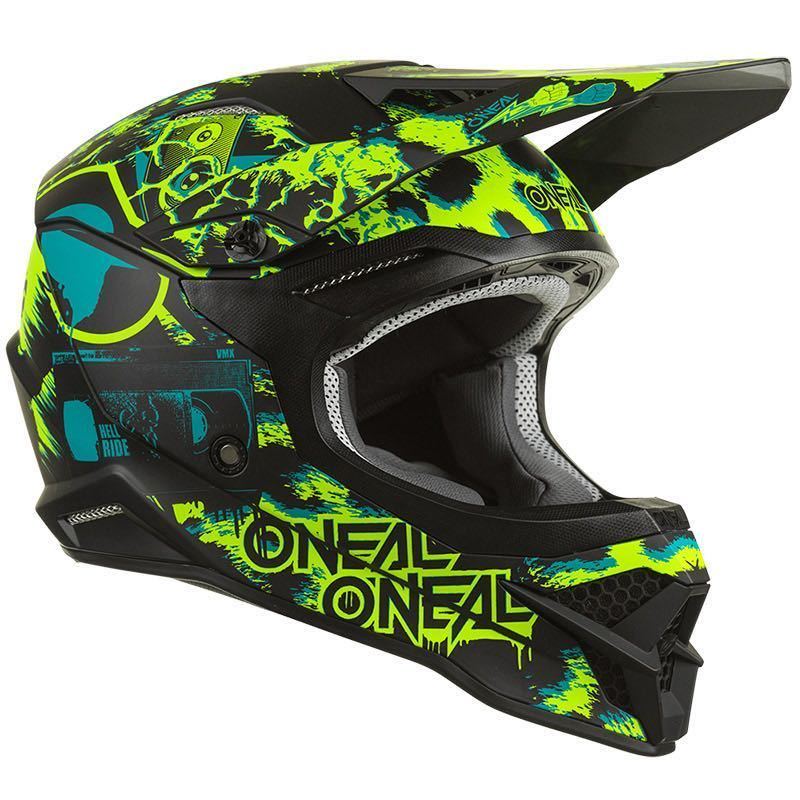 Oニール3SRSアサルトV.22ヘルメットブラックイエロー バイク Oニール3SRSアサルトV.22ヘルメットブラックイエロー バイク