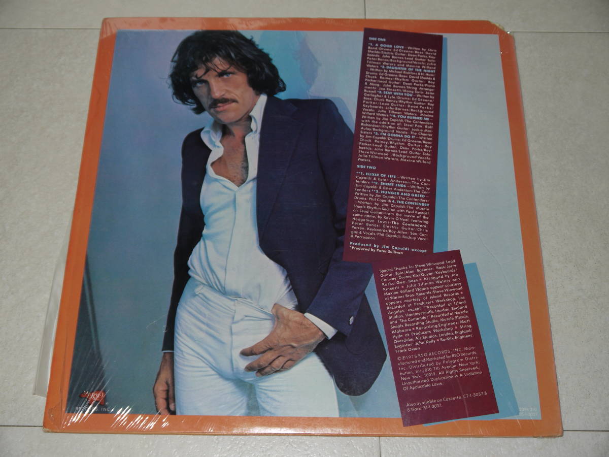 LP レコード　 JIM CAPALDI/DAUGHTER OF THE NIGHT　現状_画像2