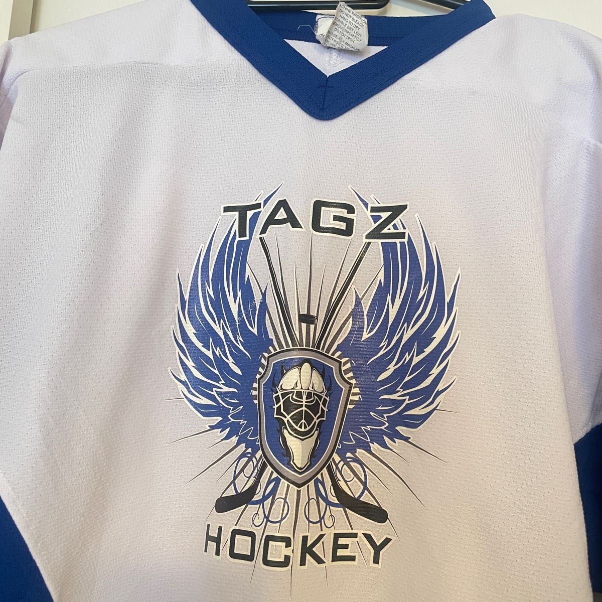 アメリカ古着 ゲームシャツAthletic Knit スポーツシャツ ホッケー NHL