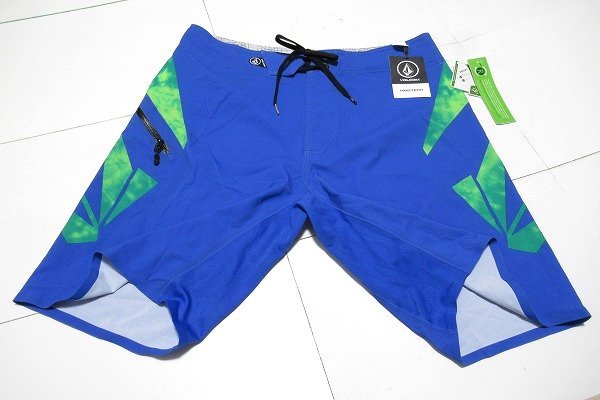 N6144:未使用VOLCOM（ボルコム）Stoney Mod+ Boardshort サーフパンツ/青/32：35の画像4