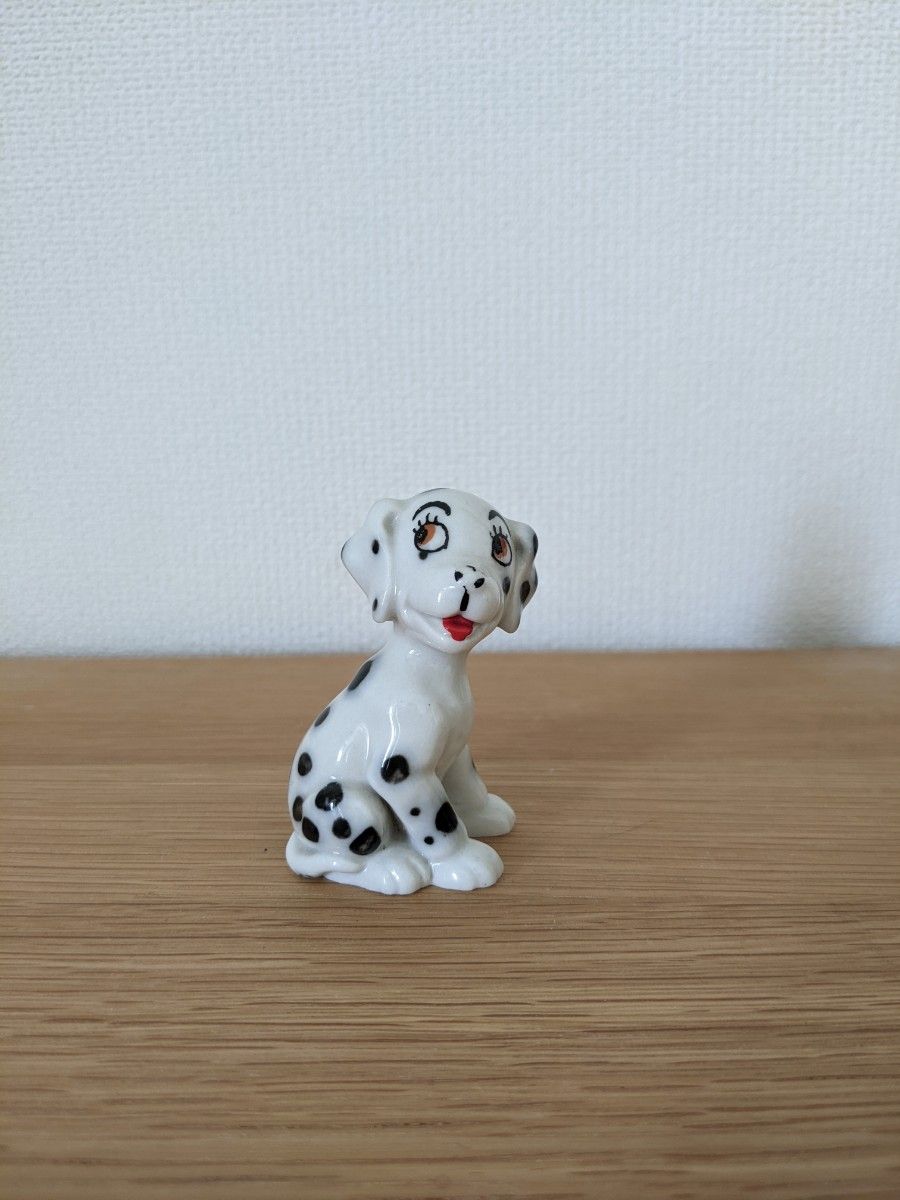 イギリス　陶器　ダルメシアン　犬　置物　ヴィンテージ　WADE Dalmation Simon figurine 