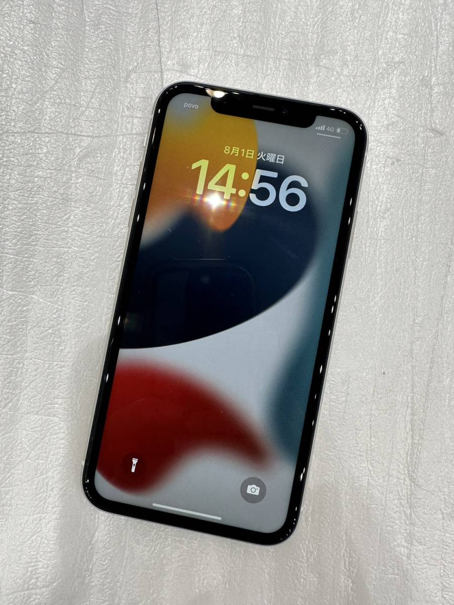 Apple】 iPhone11 64GB White MWLU2J/A バッテリ85% SIMフリーホワイト