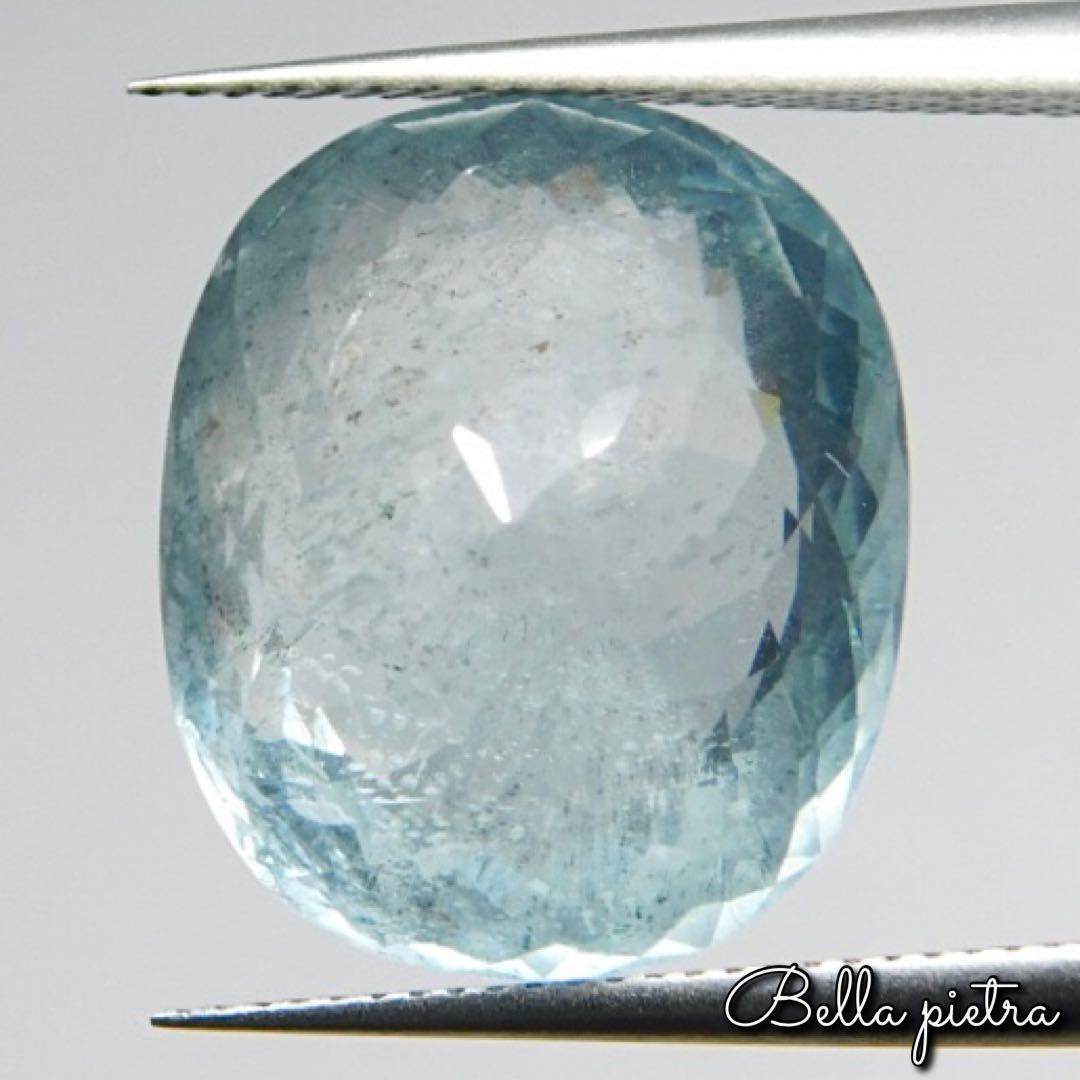大注目 特大!10.47ct☆非加熱☆天然アクアマリン ブラジル産 38